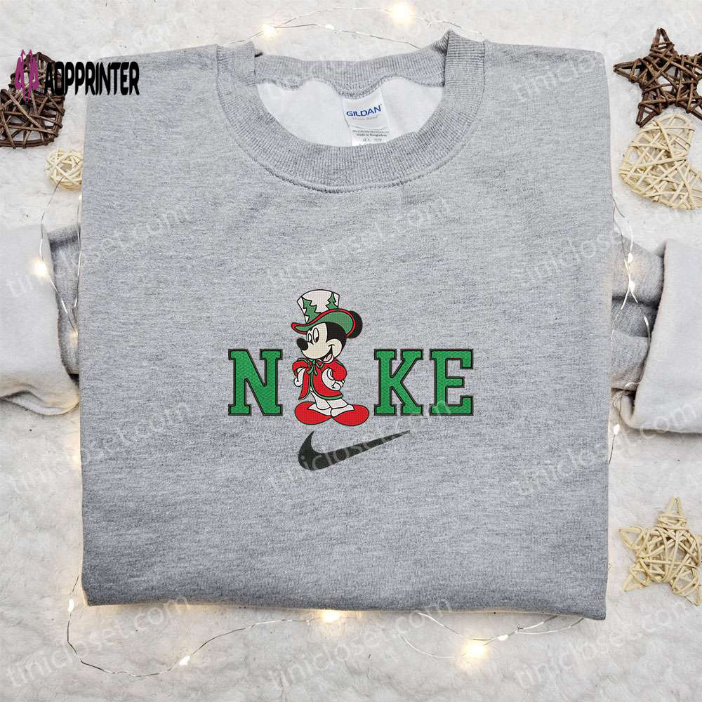 Nike Christmas x Mickey Mouse Embroidered Sweatshirt – Best Gift Idea with Walt Disney Characters Nike Christmas x Mickey Mouse Embroidered Sweatshirt – Best Gift Idea with Walt Disney Characters