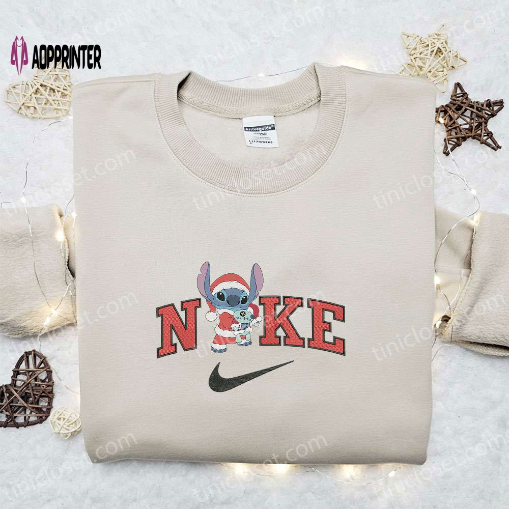 Nike Christmas x Stitch and Scrump Sweatshirt: Movie Embroidered Shirt & Best Gift Ideas Nike Christmas x Stitch and Scrump Sweatshirt: Movie Embroidered Shirt & Best Gift Ideas