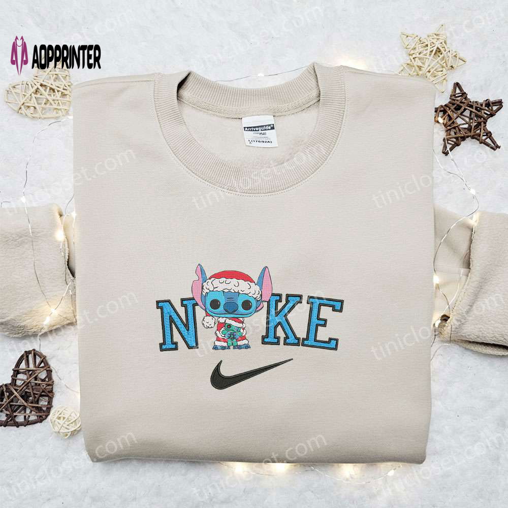 Nike Christmas x Stitch Santa and Scrump Sweatshirt – Movie Embroidered Shirt Best Gift Ideas Nike Christmas x Stitch Santa and Scrump Sweatshirt – Movie Embroidered Shirt Best Gift Ideas