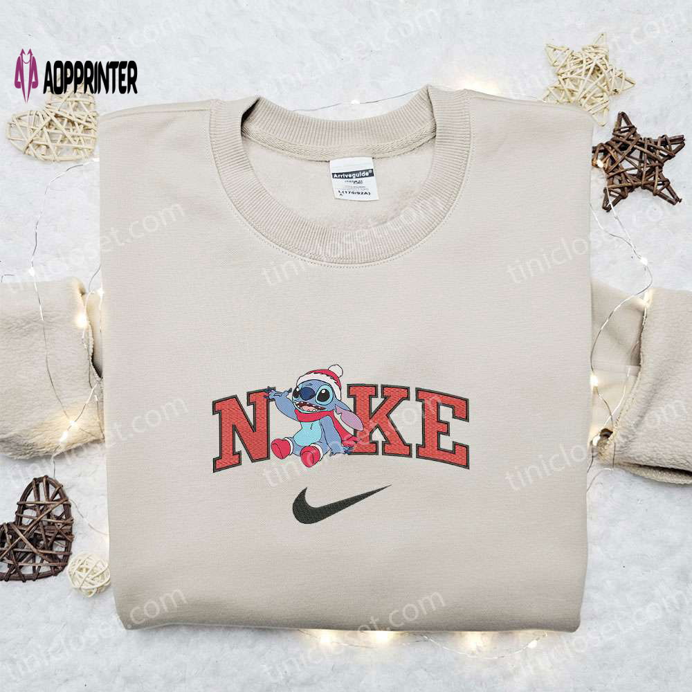 Nike Christmas x Stitch Sit Embroidered Sweatshirt & Movie Shirt: Best Gift Ideas Nike Christmas x Stitch Sit Embroidered Sweatshirt & Movie Shirt: Best Gift Ideas