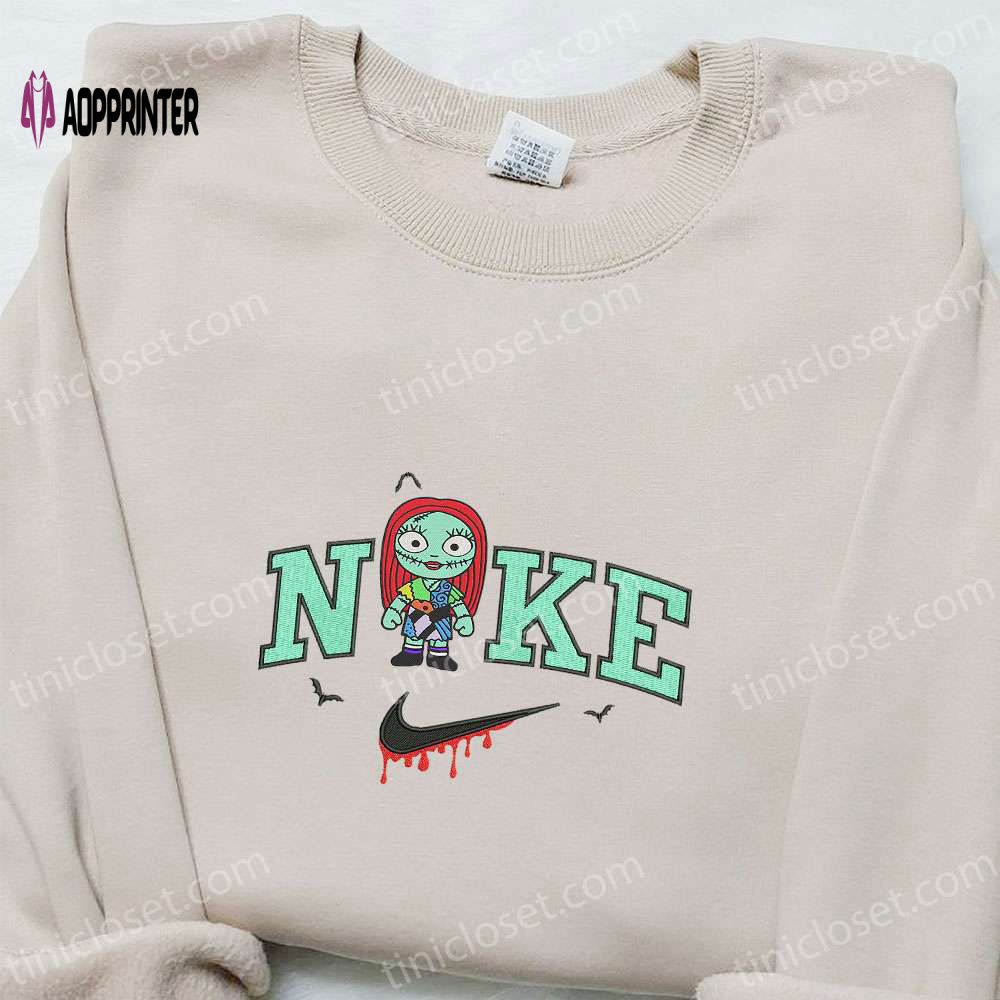 Nike x Baby Sally Embroidered Hoodie & Sweatshirt Nightmare Before Christmas Characters Nike Inspired T-shirt Nike x Baby Sally Embroidered Hoodie & Sweatshirt Nightmare Before Christmas Characters Nike Inspired T-shirt