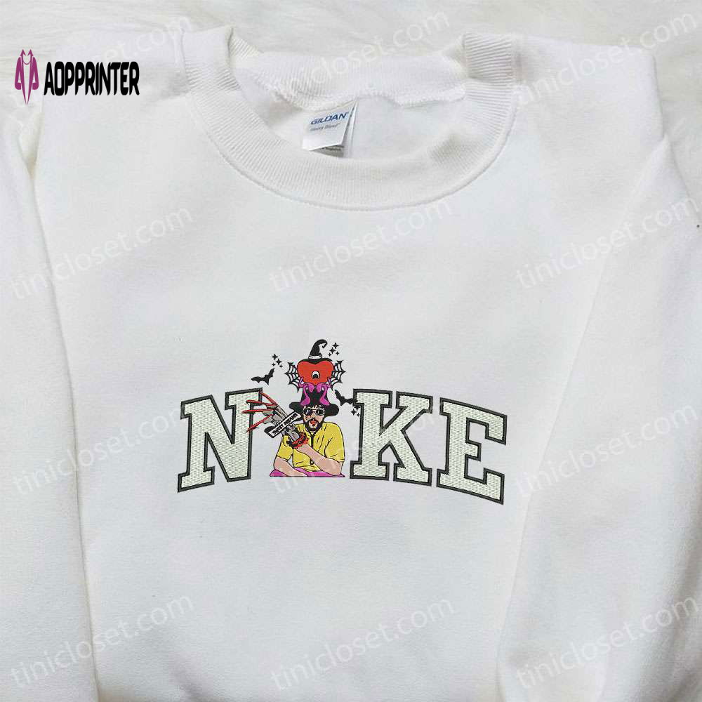Nike x Bad Bunny Sweet Dreams Halloween Embroidered Shirt & Hoodie: Best Gifts for Halloween Lovers Nike x Bad Bunny Sweet Dreams Halloween Embroidered Shirt & Hoodie: Best Gifts for Halloween Lovers