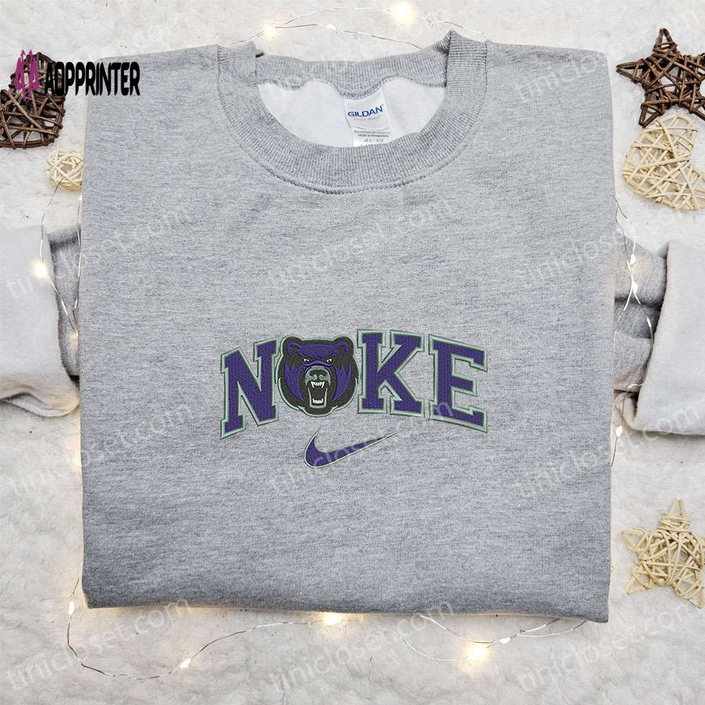 Central Arkansas Mascot Nike Embroidered T-Shirt – Custom Sports Tee Central Arkansas Mascot Nike Embroidered T-Shirt – Custom Sports Tee