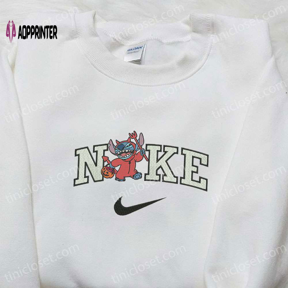 Nike x Devil Stitch Embroidered Sweatshirt Disney Halloween Hoodie Adorable Halloween Shirt Nike x Devil Stitch Embroidered Sweatshirt Disney Halloween Hoodie Adorable Halloween Shirt