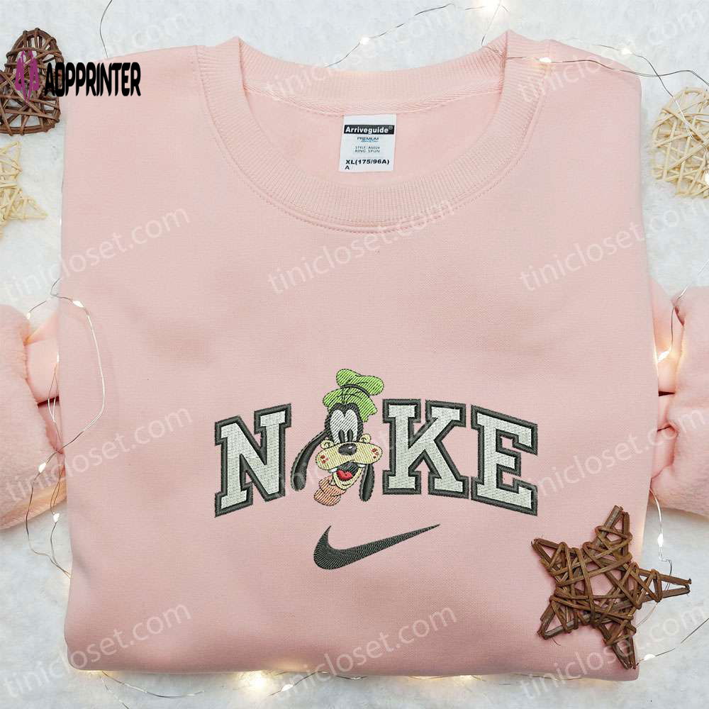 Nike x Goofy Embroidered Sweatshirt Walt Disney Shirt Nike Inspired T-shirt Nike x Goofy Embroidered Sweatshirt Walt Disney Shirt Nike Inspired T-shirt