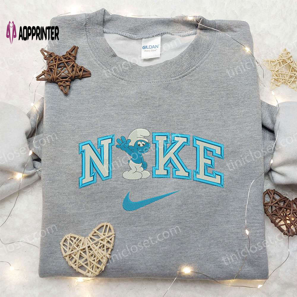 Nike x Grouchy Smurf Embroidered Sweatshirt: The Ultimate Smurf-Inspired Shirt Nike x Grouchy Smurf Embroidered Sweatshirt: The Ultimate Smurf-Inspired Shirt