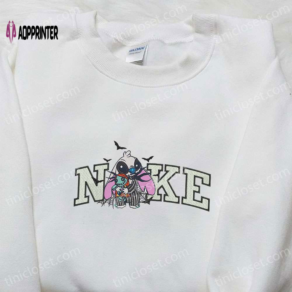 Nike x Jack Skellington Stitch Embroidered Sweatshirt – Disney Halloween Hoodie & Cool Shirt Nike x Jack Skellington Stitch Embroidered Sweatshirt – Disney Halloween Hoodie & Cool Shirt