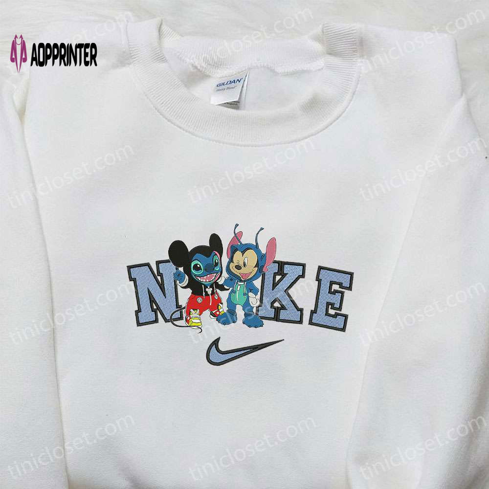 Nike x Mickey Stitch Changed Face Embroidered Shirt – Disney Halloween Inspired Nike x Mickey Stitch Changed Face Embroidered Shirt – Disney Halloween Inspired