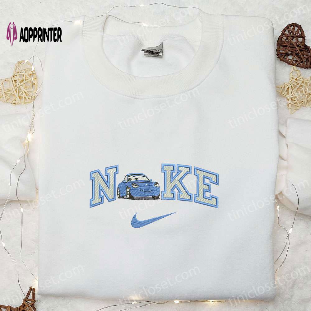 Disney Pixar Cars Embroidered Shirt Nike x Sally Cars Hoodie Nike Inspired T-shirt Disney Pixar Cars Embroidered Shirt Nike x Sally Cars Hoodie Nike Inspired T-shirt