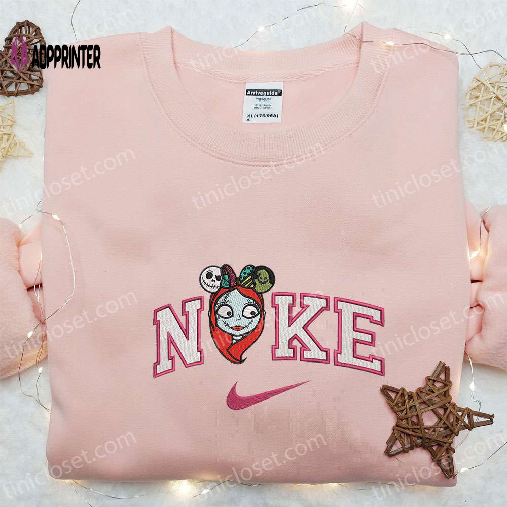 Nike x Sally Embroidered Sweatshirt: Nightmare Before Christmas Shirt Best Halloween Gift Nike x Sally Embroidered Sweatshirt: Nightmare Before Christmas Shirt Best Halloween Gift