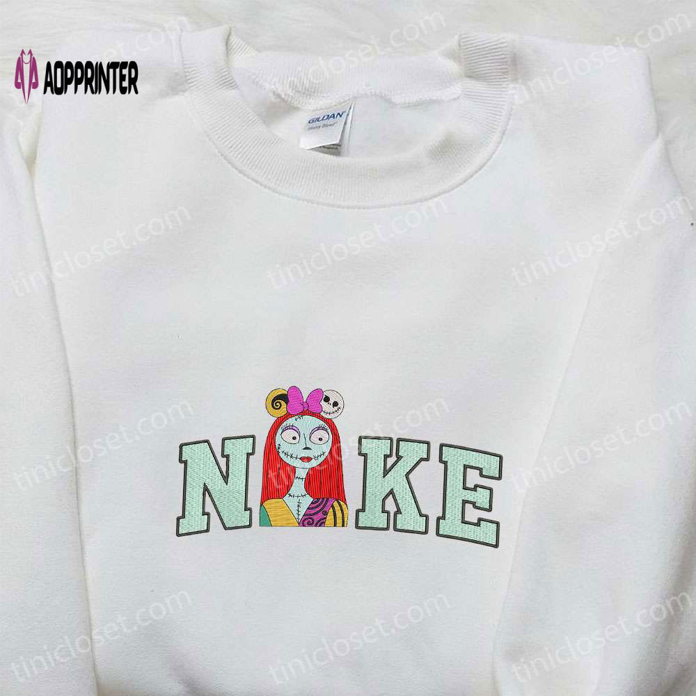 Nike x Spooky Sally Embroidered Shirt: Nightmare Before Christmas Characters T-shirt & Sweatshirt Nike x Spooky Sally Embroidered Shirt: Nightmare Before Christmas Characters T-shirt & Sweatshirt