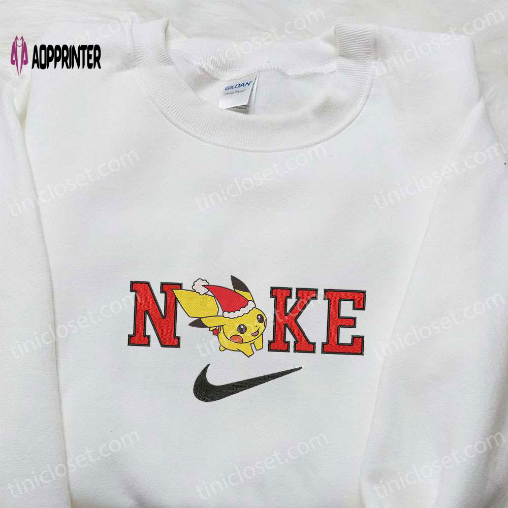 Pikachu Run x Nike Christmas Sweatshirt: Merry Embroidered Shirt – Best Gift Ideas! Pikachu Run x Nike Christmas Sweatshirt: Merry Embroidered Shirt – Best Gift Ideas!