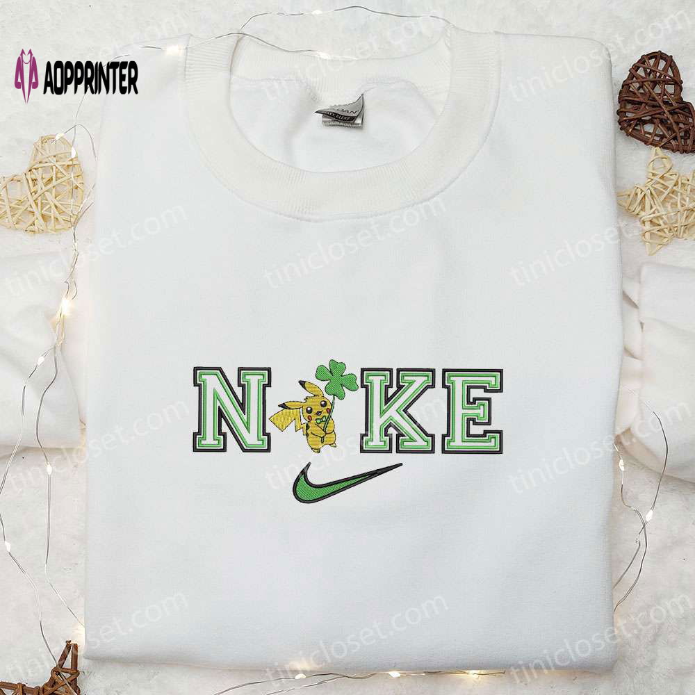 Pikachu x Nike Embroidered Shirt & Anime Hoodie: Saint Patrick’s Day Gift Idea Pikachu x Nike Embroidered Shirt & Anime Hoodie: Saint Patrick’s Day Gift Idea