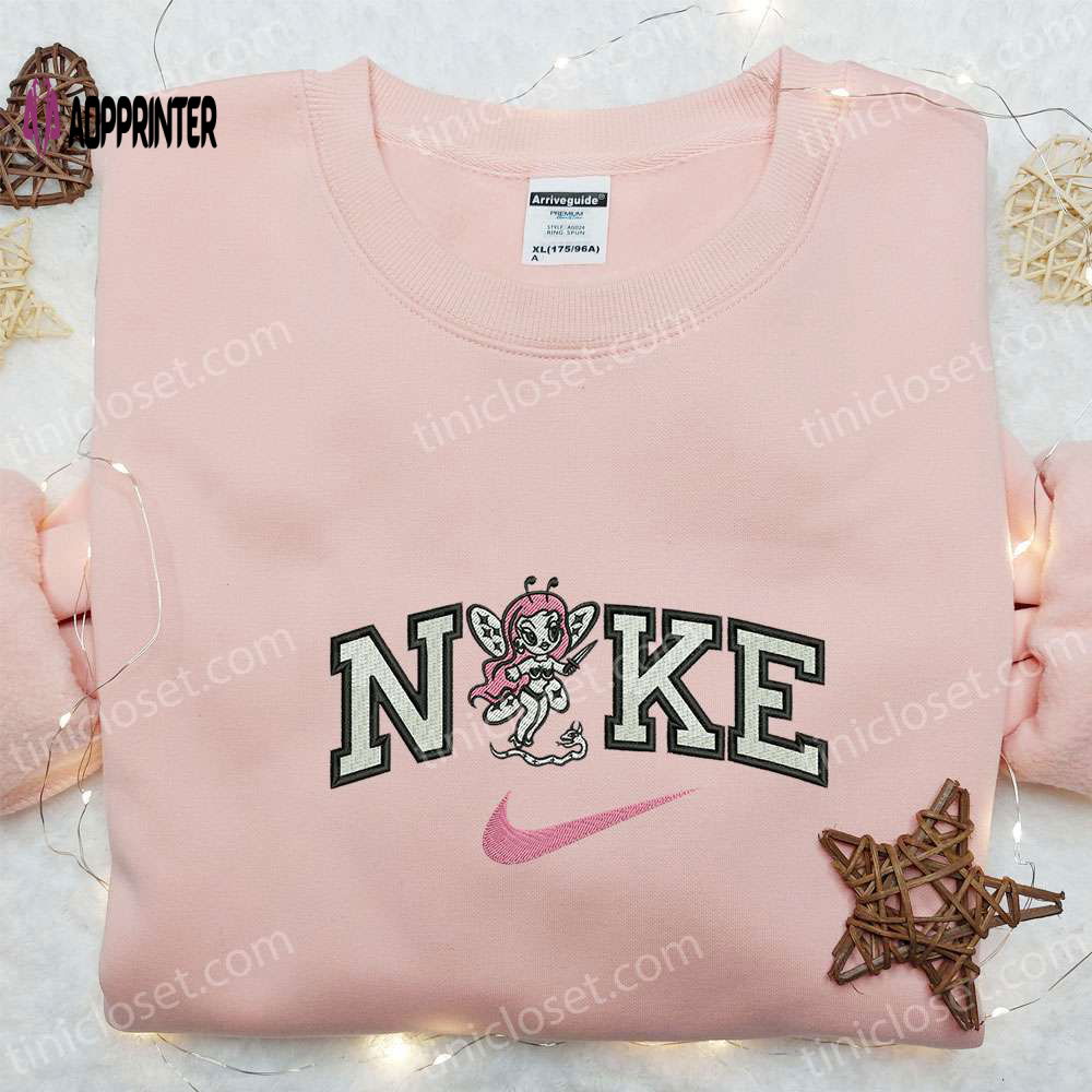 Pink Fairy Knife Snake x Nike Embroidered Sweatshirt – Custom Hoodie for Halloween Pink Fairy Knife Snake x Nike Embroidered Sweatshirt – Custom Hoodie for Halloween