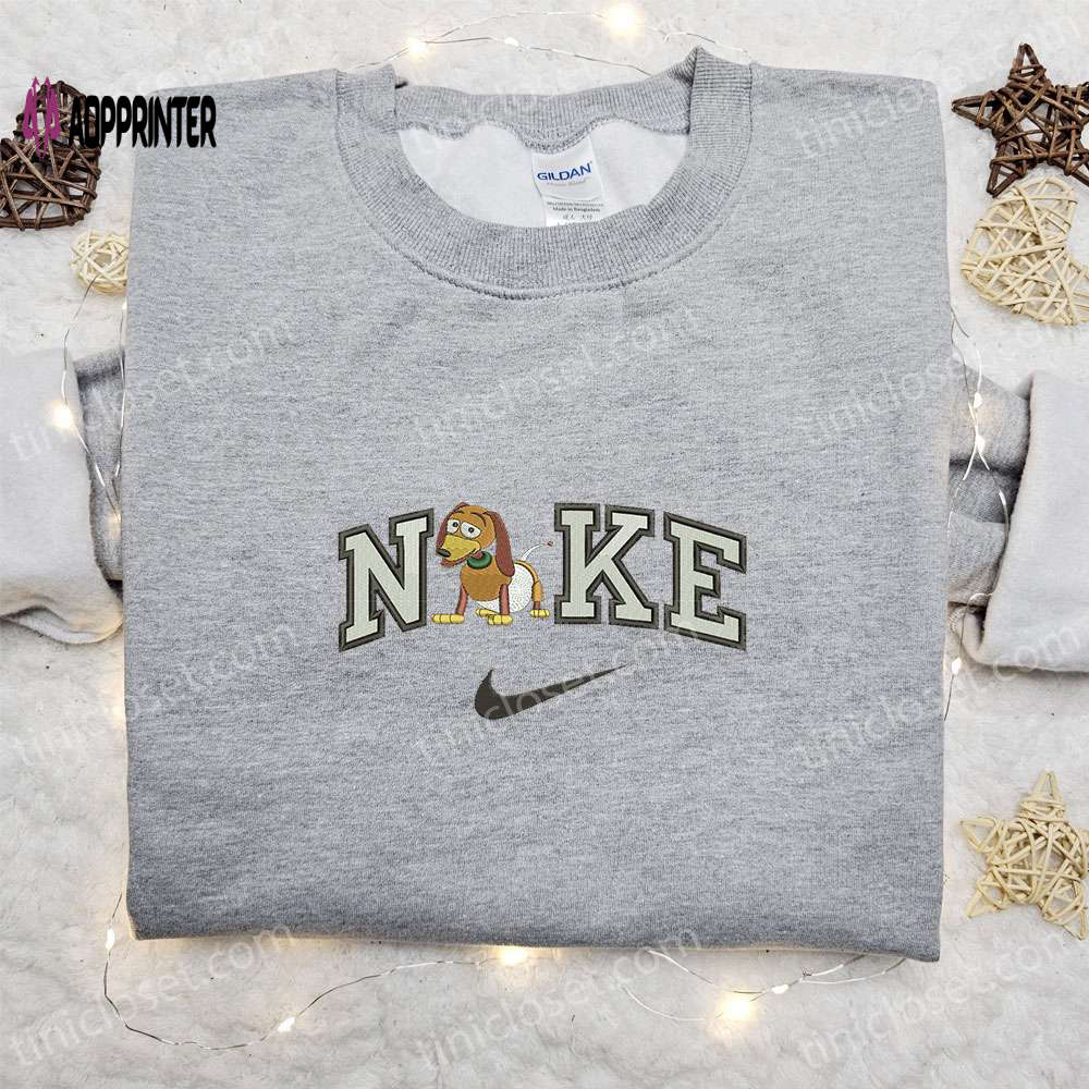 Slinky Dog x Nike Embroidered Sweatshirt: Toy Story Disney Plus Shirt for Best Gift Ideas Slinky Dog x Nike Embroidered Sweatshirt: Toy Story Disney Plus Shirt for Best Gift Ideas