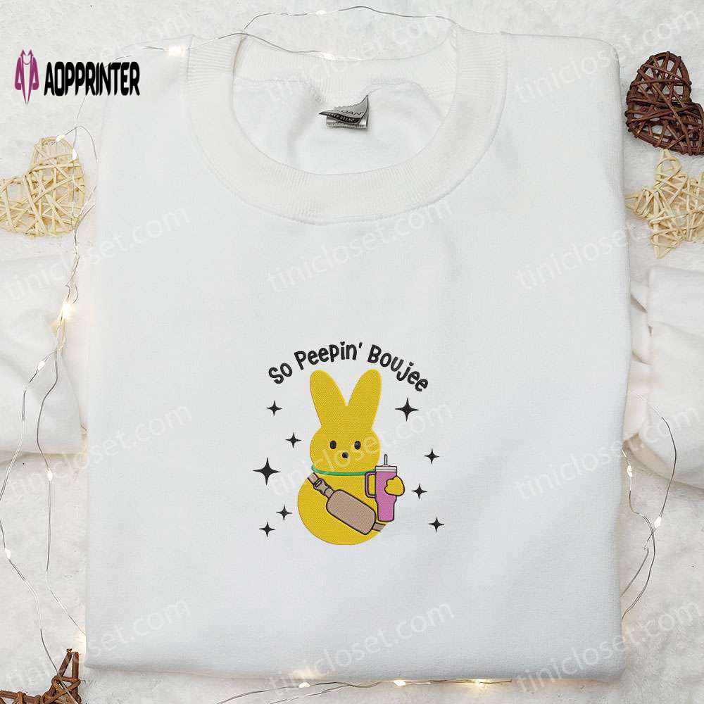 Stylish So Peepin Boojee Embroidered Shirt & Thanksgiving Day Hoodie – Best Holiday Gift Ideas Stylish So Peepin Boojee Embroidered Shirt & Thanksgiving Day Hoodie – Best Holiday Gift Ideas