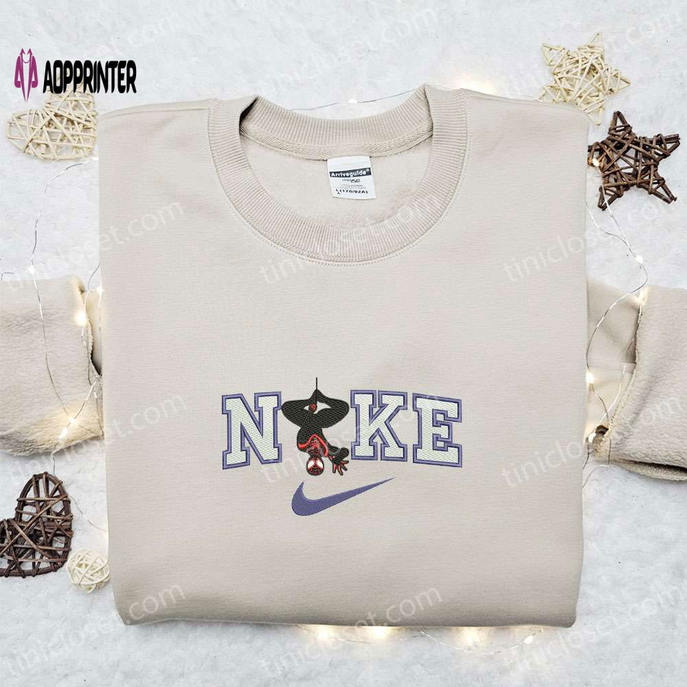 Spiderman Upside Down x Nike Embroidered Shirt & Marvel Superhero Movie Hoodie – Best Gift Idea Spiderman Upside Down x Nike Embroidered Shirt & Marvel Superhero Movie Hoodie – Best Gift Idea