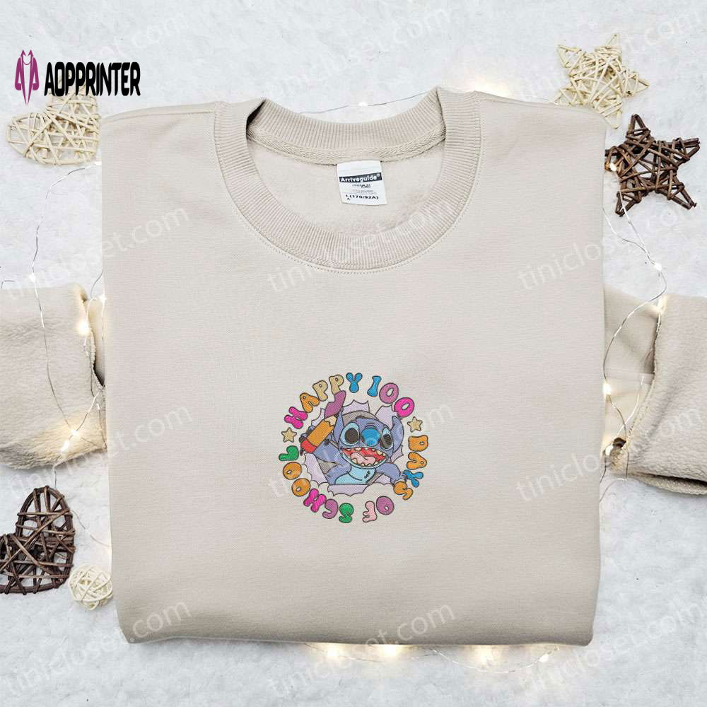 Stitch Happy 100 Days of School Shirt & Disney Characters Hoodie – Perfect Kids Gift! Stitch Happy 100 Days of School Shirt & Disney Characters Hoodie – Perfect Kids Gift!