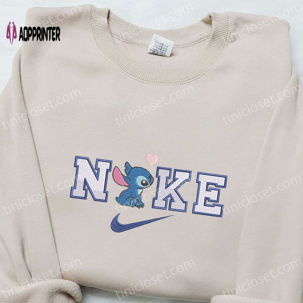 Stitch Love x Nike Embroidered Sweatshirt – Disney Characters Hoodie Best Valentine’s Day Gift Ideas Stitch Love x Nike Embroidered Sweatshirt – Disney Characters Hoodie Best Valentine’s Day Gift Ideas