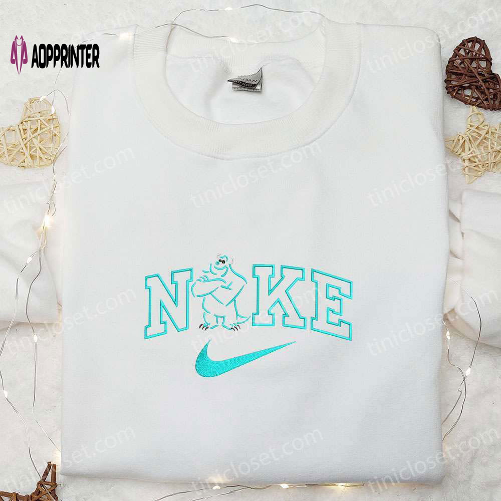 Sully Monsters Inc Disney Characters Embroidered Shirt: Fun and Stylish Disney Apparel Sully Monsters Inc Disney Characters Embroidered Shirt: Fun and Stylish Disney Apparel