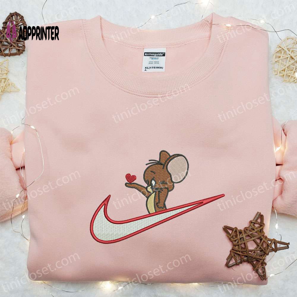 Swoosh x Jerry Embroidered Sweatshirt & Shirt: Best Gift Ideas for All Occasions Swoosh x Jerry Embroidered Sweatshirt & Shirt: Best Gift Ideas for All Occasions