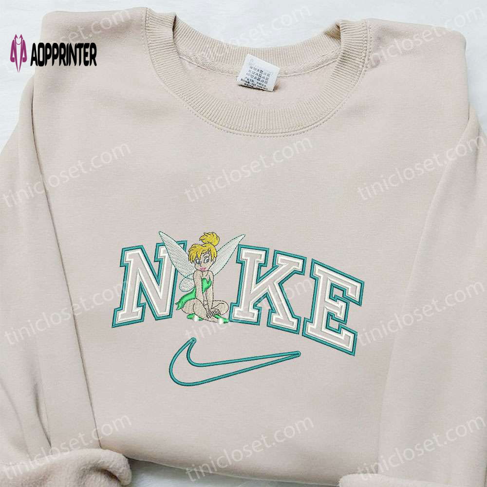 Tinkerbell x Nike Cartoon Embroidered Sweatshirt – Disney Characters Hoodie Perfect Birthday Gift Tinkerbell x Nike Cartoon Embroidered Sweatshirt – Disney Characters Hoodie Perfect Birthday Gift