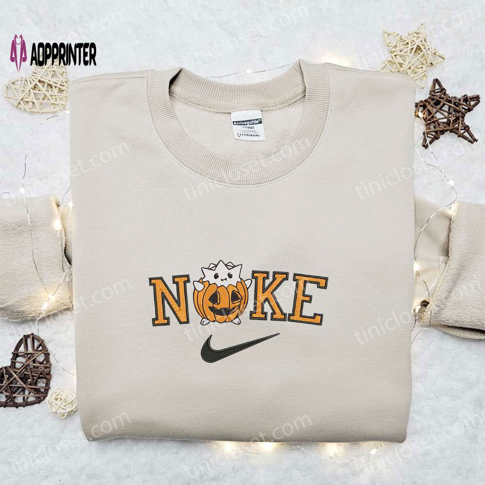 Togepi Pumpkin x Nike Embroidered Sweatshirt: Spooky Halloween Shirt Best Gift Ideas Togepi Pumpkin x Nike Embroidered Sweatshirt: Spooky Halloween Shirt Best Gift Ideas