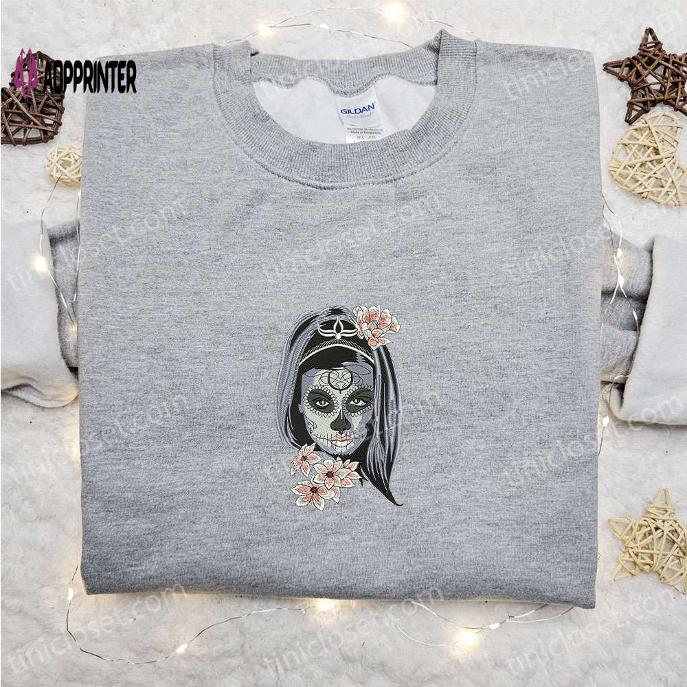 Custom Embroidered Woman Devil Mask Sweatshirt – Best Family Gift Ideas Custom Embroidered Woman Devil Mask Sweatshirt – Best Family Gift Ideas