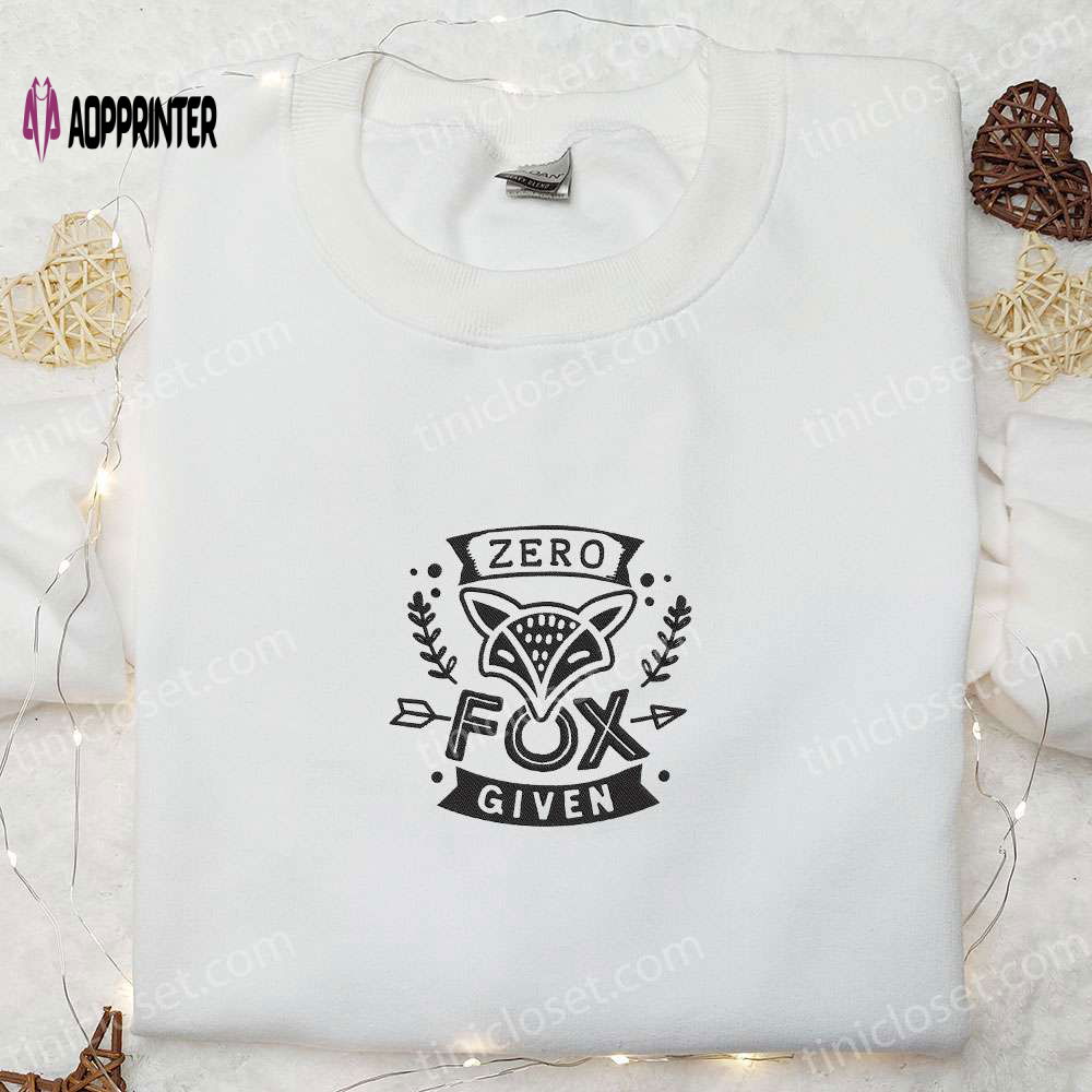 Zero Fox Given & Nightmare Custom Embroidered Sweatshirts – Best Family Gifts Zero Fox Given & Nightmare Custom Embroidered Sweatshirts – Best Family Gifts