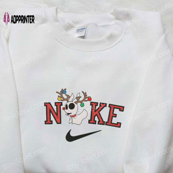 Zero Reindeer Christmas x Nike Embroidered Sweatshirt – Movie Merry Christmas Shirt Best Gift Ideas!