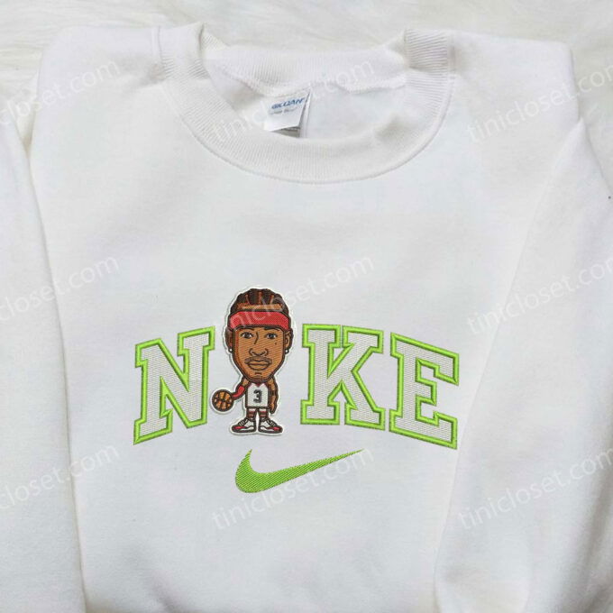 Exclusive Allen Iverson x Nike Embroidered Shirt – Perfect NBA Fan Gift
