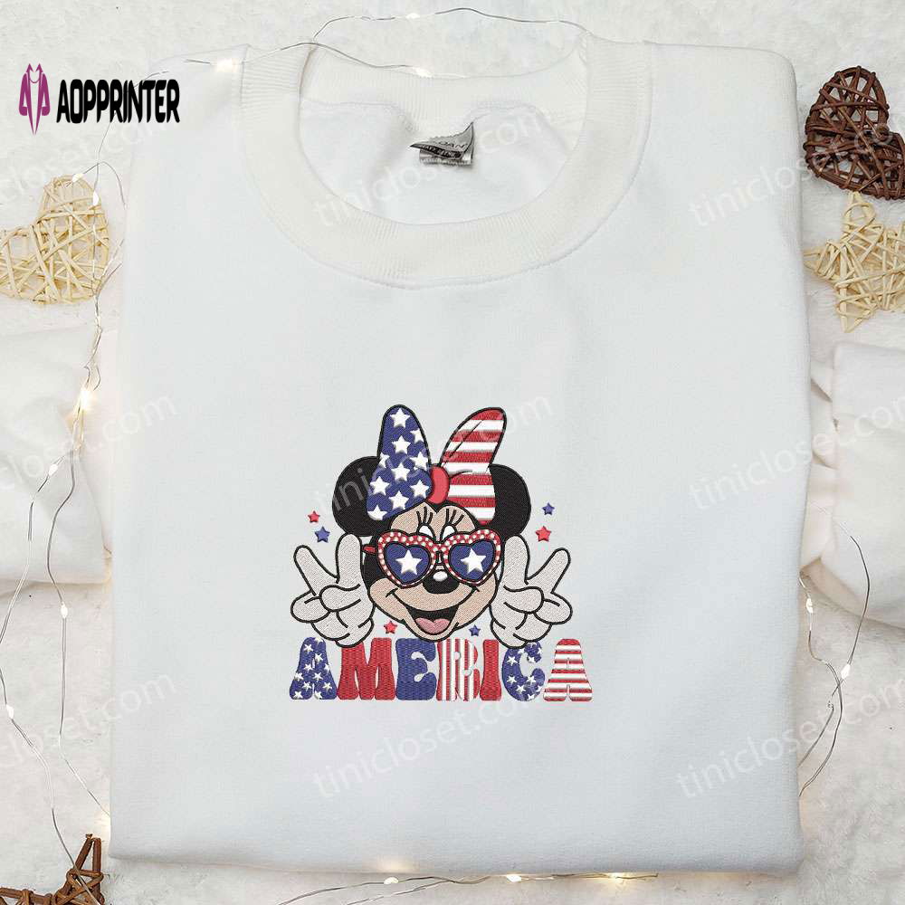 Shop the America Minnie Mouse Independence Day Embroidered Shirt – Best Disney Patriotic Shirts Shop the America Minnie Mouse Independence Day Embroidered Shirt – Best Disney Patriotic Shirts