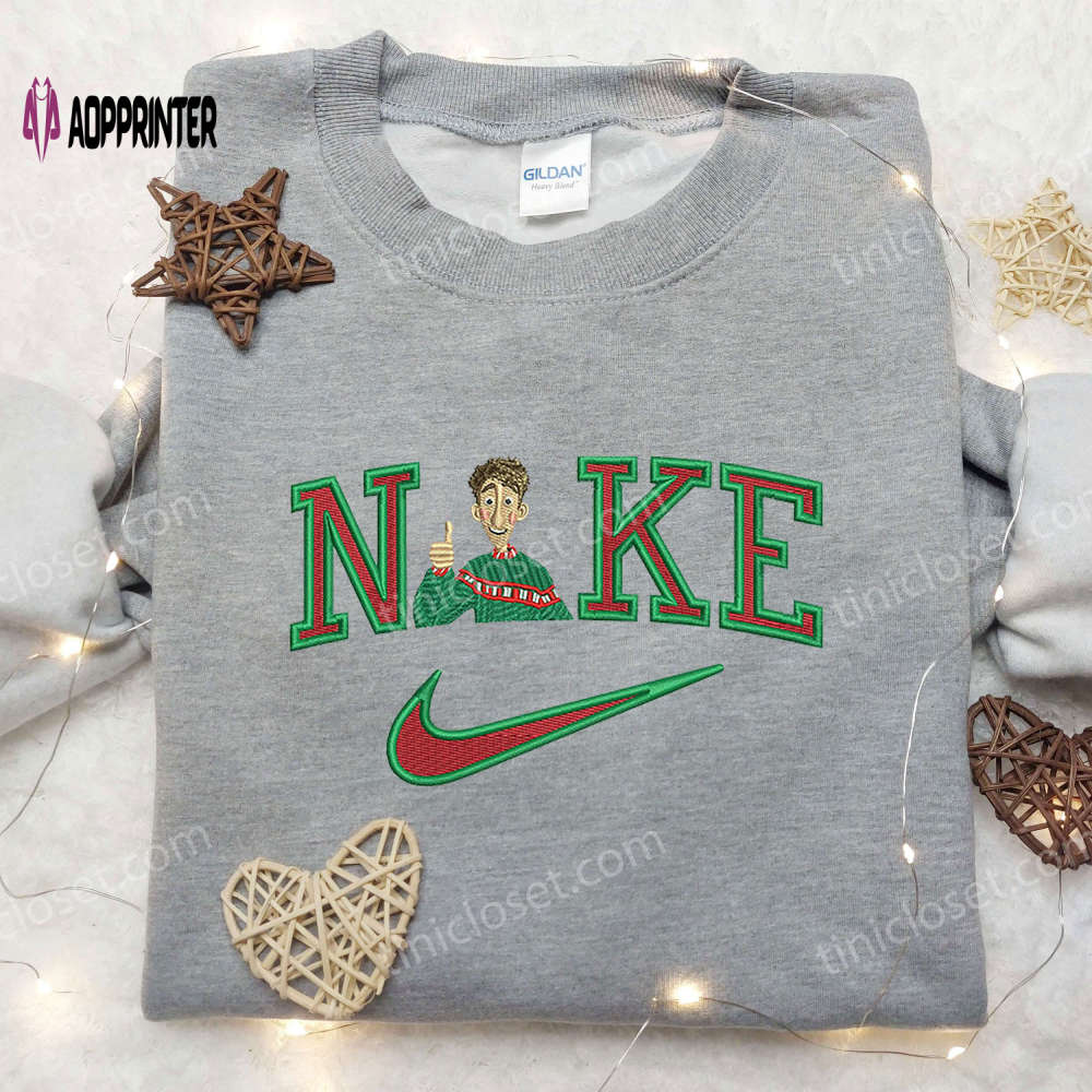 Personalized Arthur Christmas & Nike Embroidered Shirt – Perfect Family Christmas Gift Personalized Arthur Christmas & Nike Embroidered Shirt – Perfect Family Christmas Gift