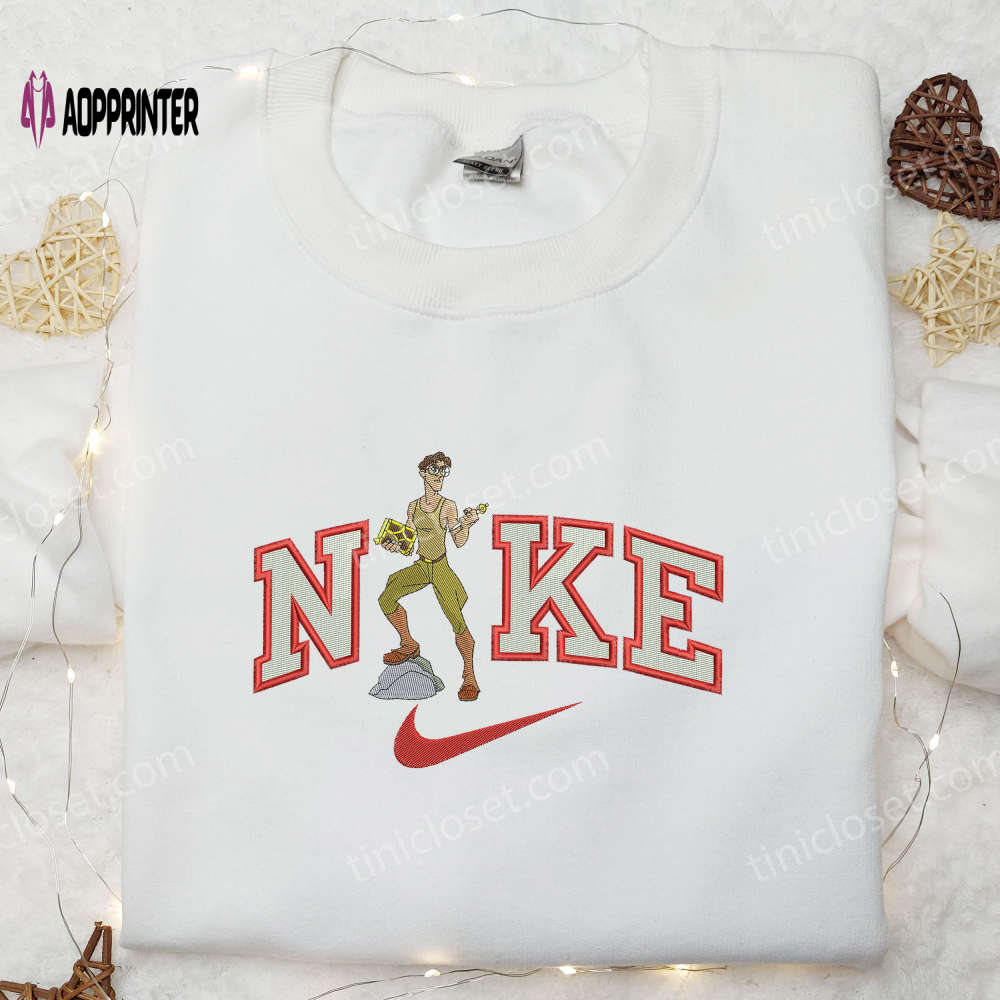 Atlantis x Nike Embroidered Shirt: The Lost Empire Cartoon Design Atlantis x Nike Embroidered Shirt: The Lost Empire Cartoon Design