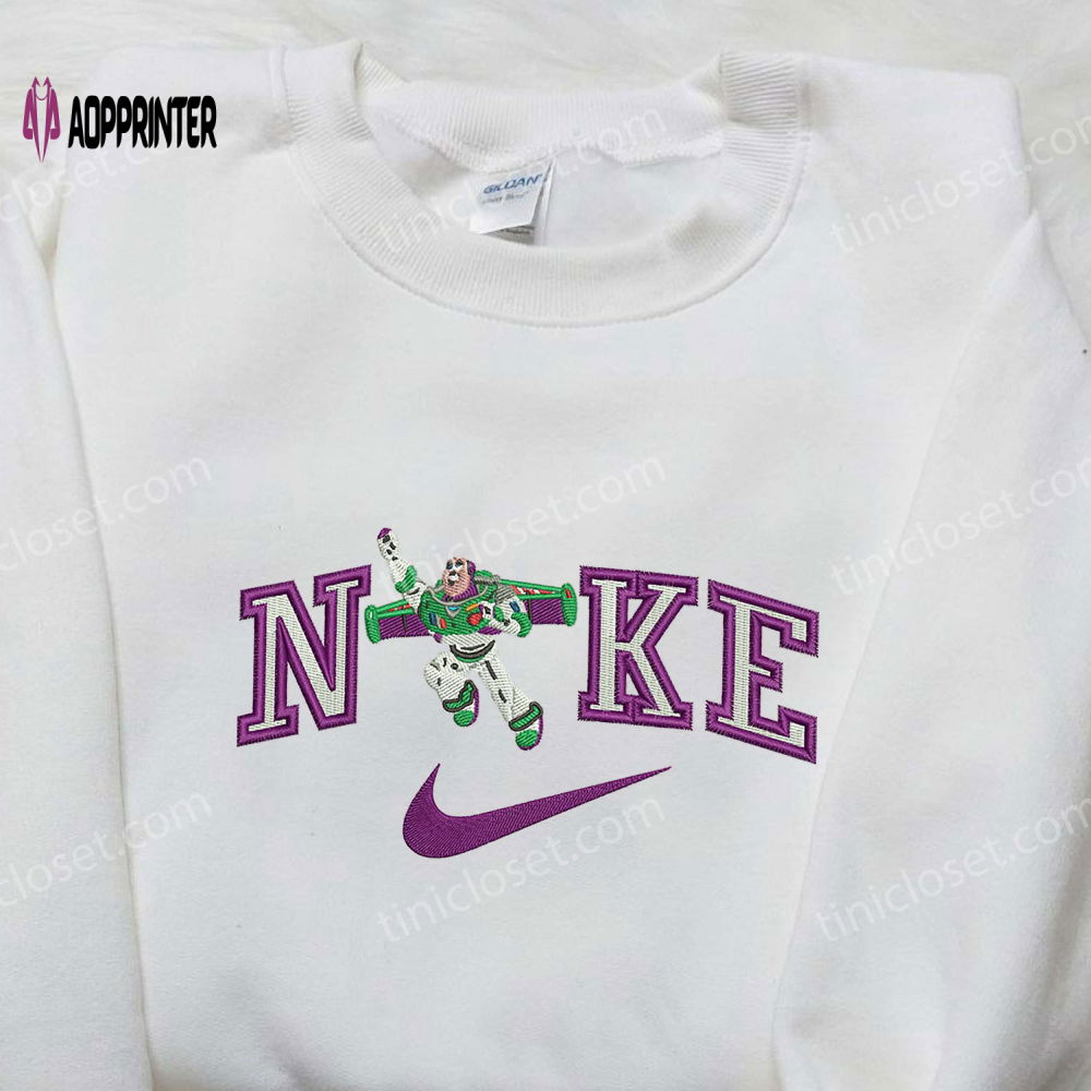 Buzz Lightyear Fly x Nike Embroidered Shirt – Cartoon & Nike Embroidery Buzz Lightyear Fly x Nike Embroidered Shirt – Cartoon & Nike Embroidery