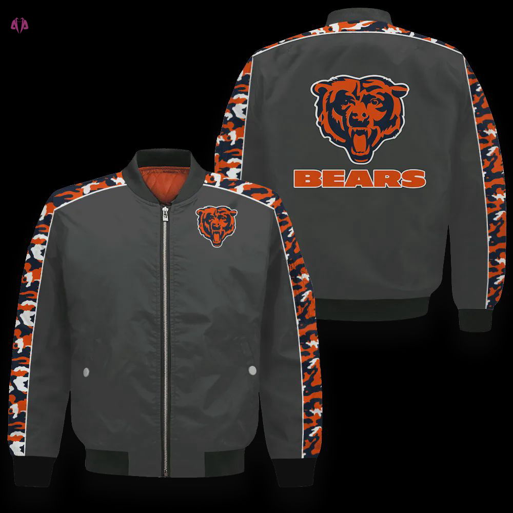 Chicago Bears NFL 2023 Starter Thursday Night Gridiron Unisex Bomber Jacket V7 Chicago Bears NFL 2023 Starter Thursday Night Gridiron Unisex Bomber Jacket V7
