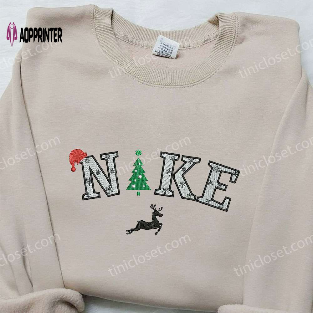 Christmas Tree x Nike Embroidered Hoodie & Shirt: Best Christmas Gift Ideas Christmas Tree x Nike Embroidered Hoodie & Shirt: Best Christmas Gift Ideas