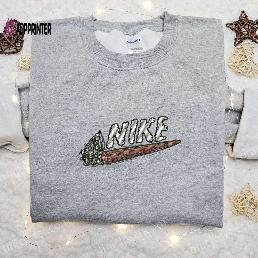 Cigarette x Nike Embroidered Shirt: Best Nike Inspired Gift for Him Cigarette x Nike Embroidered Shirt: Best Nike Inspired Gift for Him