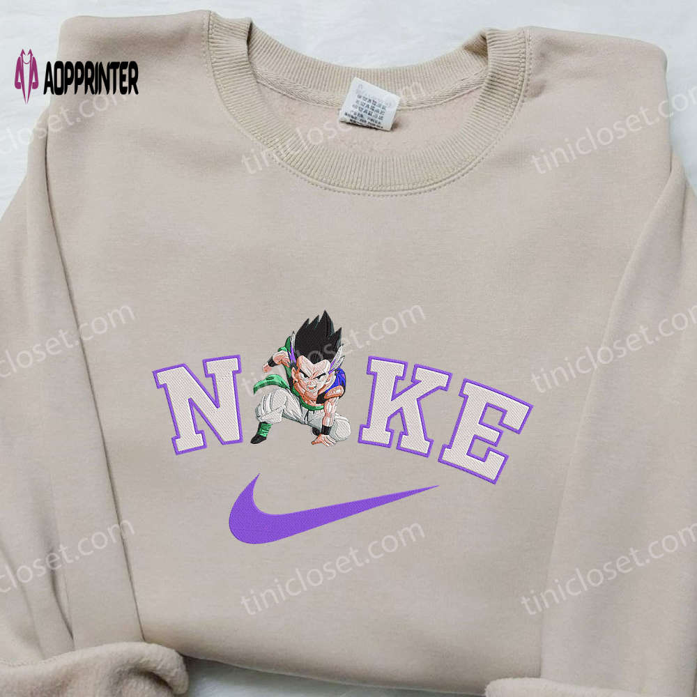 Dragon Ball Nike Embroidered Shirt & Sweatshirt: Gotenks Inspired Apparel Dragon Ball Nike Embroidered Shirt & Sweatshirt: Gotenks Inspired Apparel