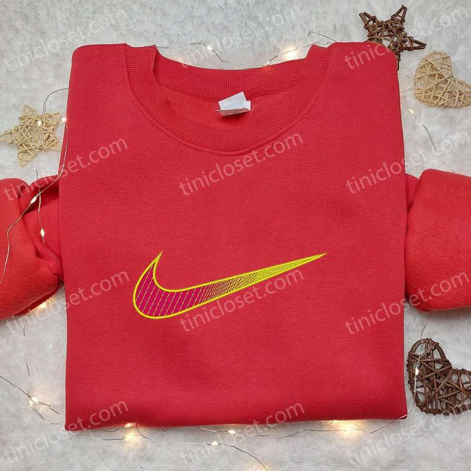 Gradient x Nike Embroidered Sweatshirt – Customized Family Gift Shirt