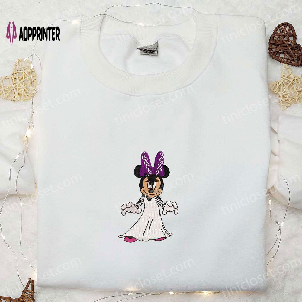 Halloween Minnie Mouse Embroidered Shirt: Best Disney Gift for Halloween Lovers Halloween Minnie Mouse Embroidered Shirt: Best Disney Gift for Halloween Lovers
