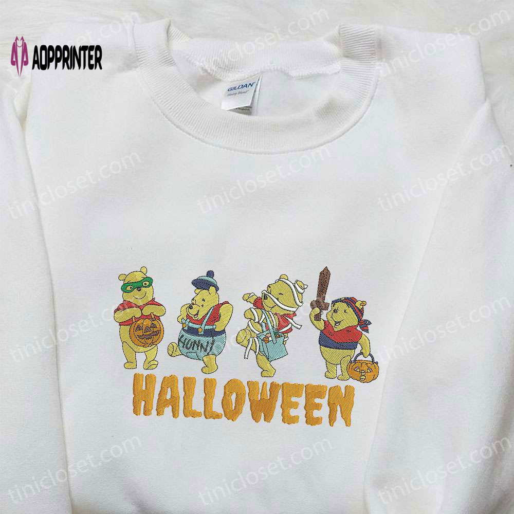 Halloween Winnie Pooh & Disney Family Embroidered Shirts – Cute & Spooky Designs! Halloween Winnie Pooh & Disney Family Embroidered Shirts – Cute & Spooky Designs!