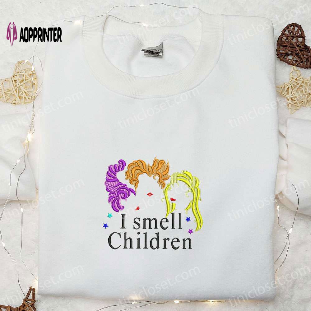 Halloween Witches I Smell Children Embroidered Shirt Cool Shirt Ideas Halloween Witches I Smell Children Embroidered Shirt Cool Shirt Ideas