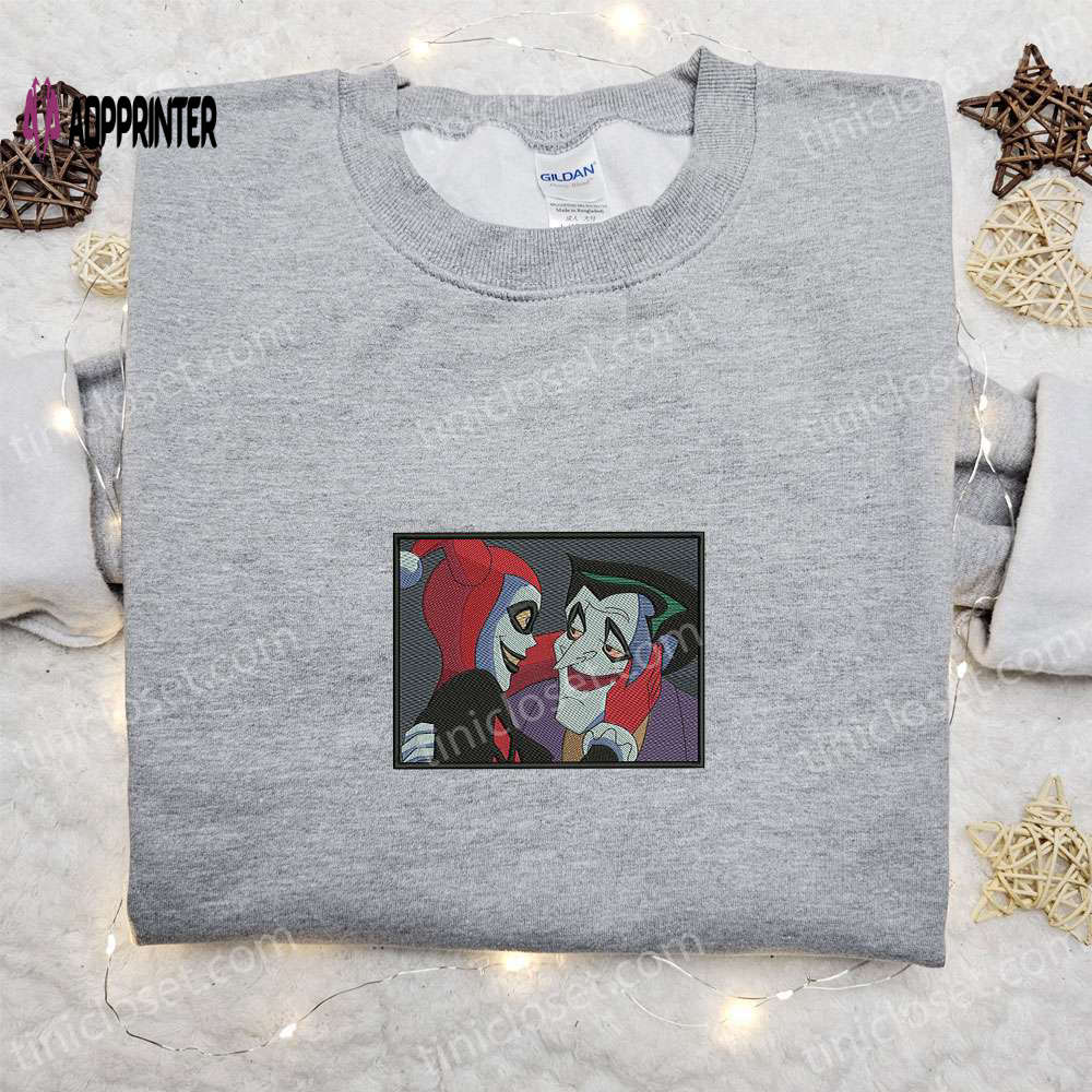 Harley Quinn Halloween Embroidered Shirt: Best Gift for Halloween Lovers Harley Quinn Halloween Embroidered Shirt: Best Gift for Halloween Lovers