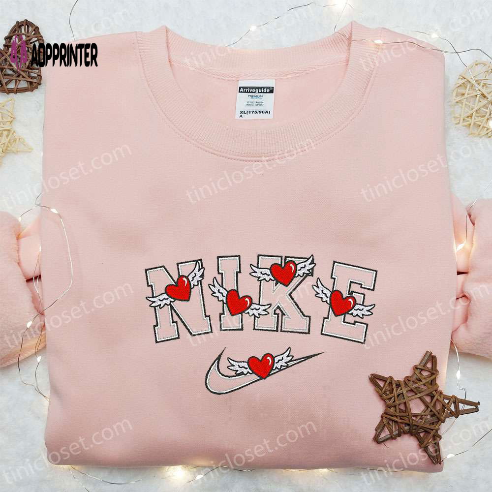 Valentine s Day Gift: Heart Wings x Nike Embroidered Hoodie & Shirt – Nike Inspired Best Ideas Valentine s Day Gift: Heart Wings x Nike Embroidered Hoodie & Shirt – Nike Inspired Best Ideas
