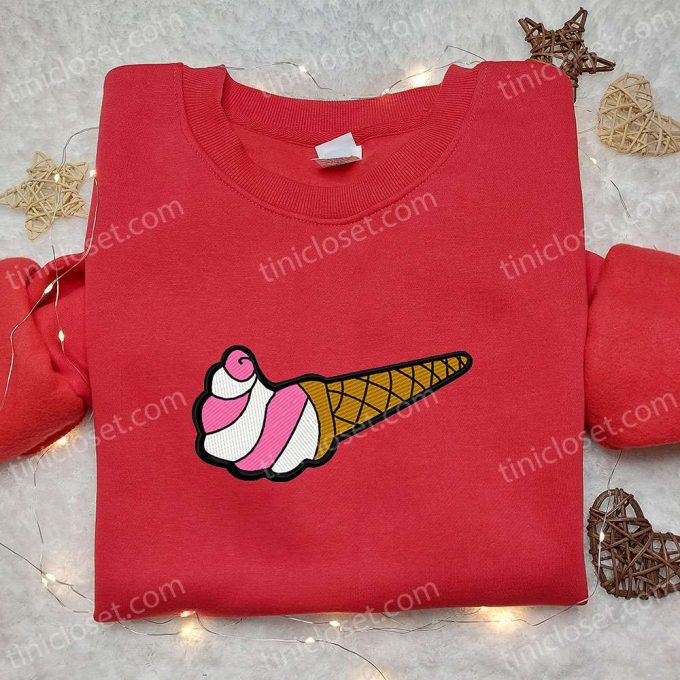 Ice Cream x Nike Swoosh Embroidered Shirt: Favorite Food Inspired Nike Shirt