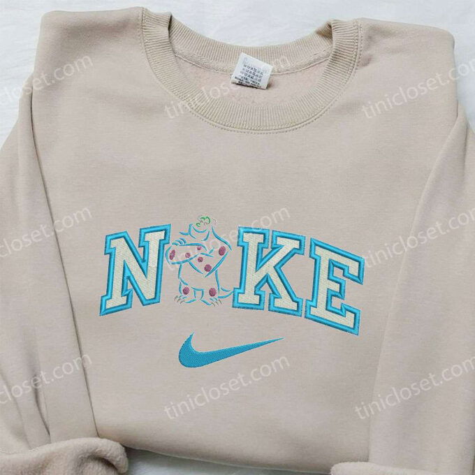 Monsters Inc James P Sullivan x Nike Sweatshirt – Disney Embroidered Shirt Nike Inspired – Shop Now!
