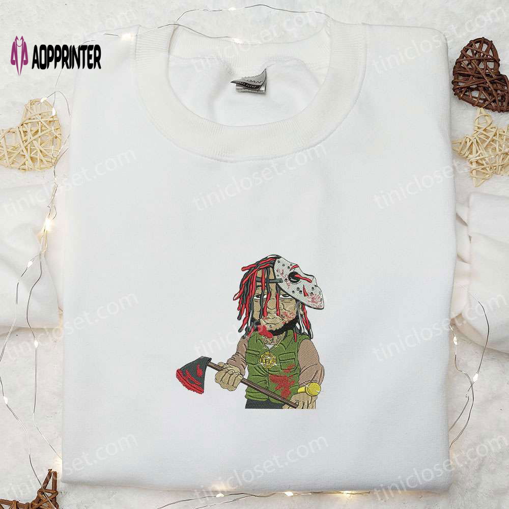 Jason Xtentacion Embroidered Sweatshirt – Funny Halloween Hoodie & Amazing T-shirt Jason Xtentacion Embroidered Sweatshirt – Funny Halloween Hoodie & Amazing T-shirt
