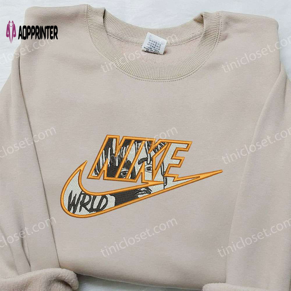 Juice WRLD x Nike Embroidered Hoodie & Shirt: Celebrity Inspired Apparel Juice WRLD x Nike Embroidered Hoodie & Shirt: Celebrity Inspired Apparel