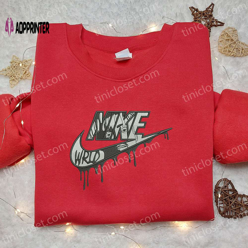 Exclusive Juice Wrld x Nike Embroidered Shirt Celebrity Sweatshirt & Custom Hoodie Exclusive Juice Wrld x Nike Embroidered Shirt Celebrity Sweatshirt & Custom Hoodie